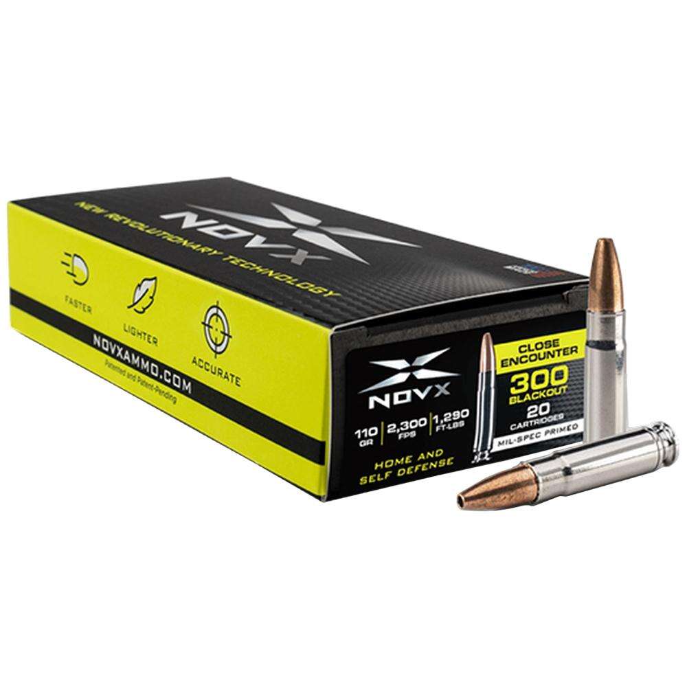 Ammunition Novx Ammunition Ready Series Pentagon 300 Blackout 125gr Copper lead free SS case 20 RD • Model: Ready Series